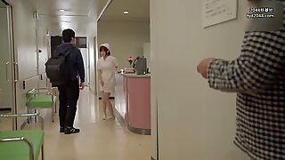 Cute nurse has to give amazing blowjobs for her patient  p6